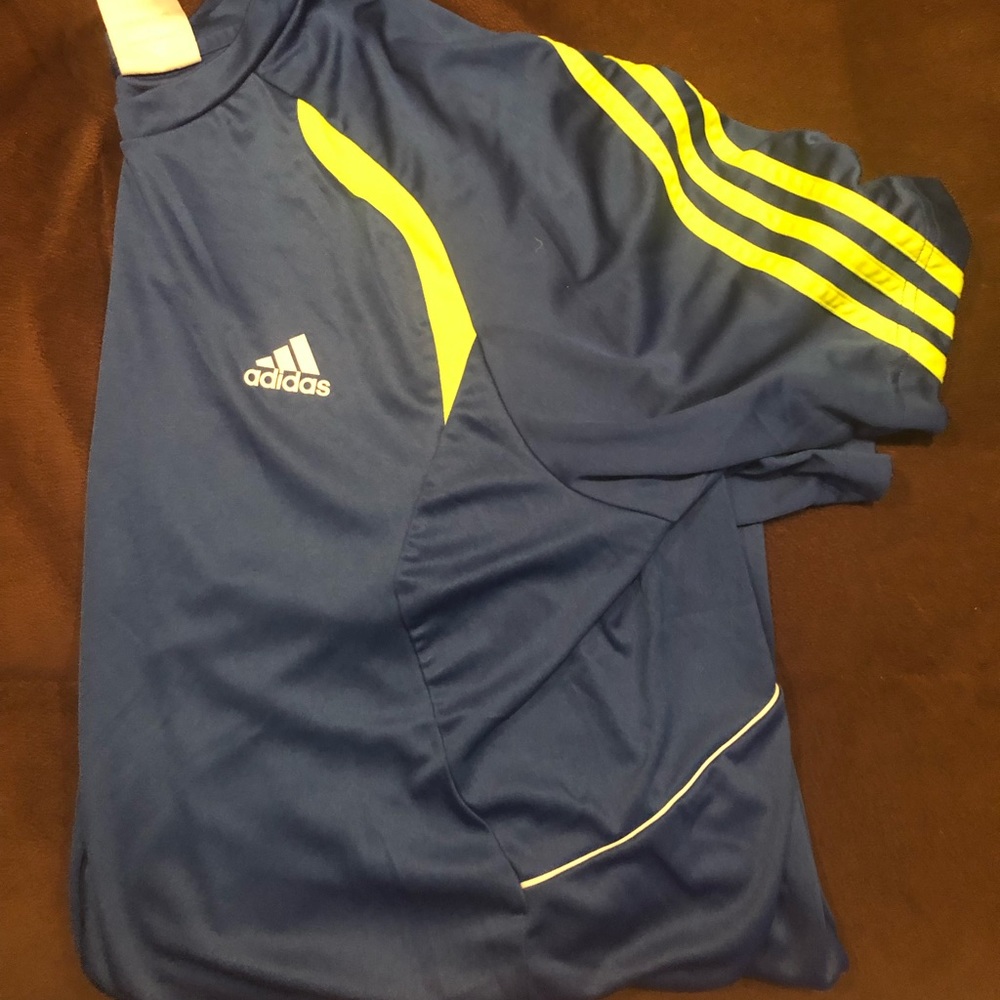 Adidas Blue Loose Fitting Shirt
